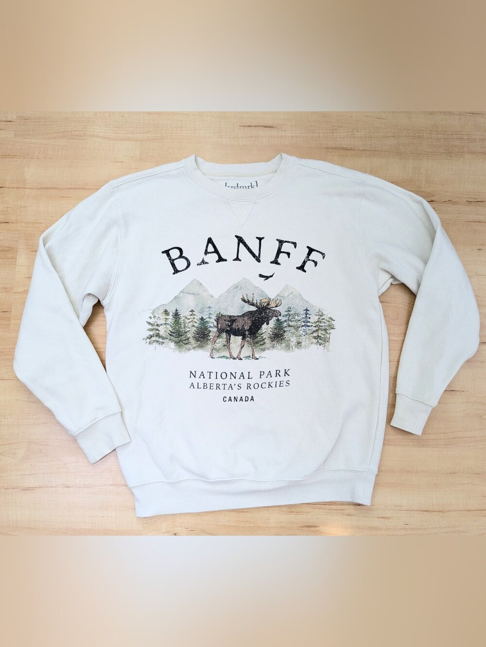 🫎 M Banff Graphic Crewneck Sweater